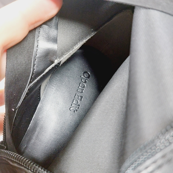 New OPEN EDIT Viv Pointy Toe Black Tall Knee High Boot K931 - Picture 10 of 11